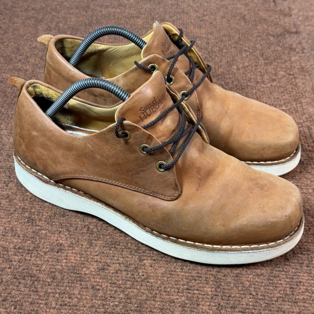 Samuel Hubbard Hubbard Free Mens Tan Leather Oxford Walking Shoes 9.5M M1100-005